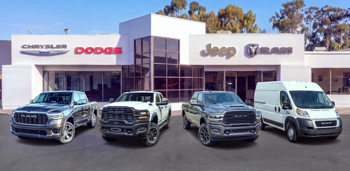Ram 1500, 2500, 3500 and ProMaster at Stewart CDJR in Colma